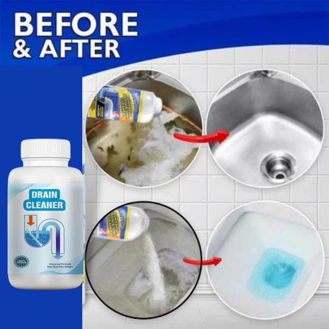 FlowFix Drain Cleaner Powder